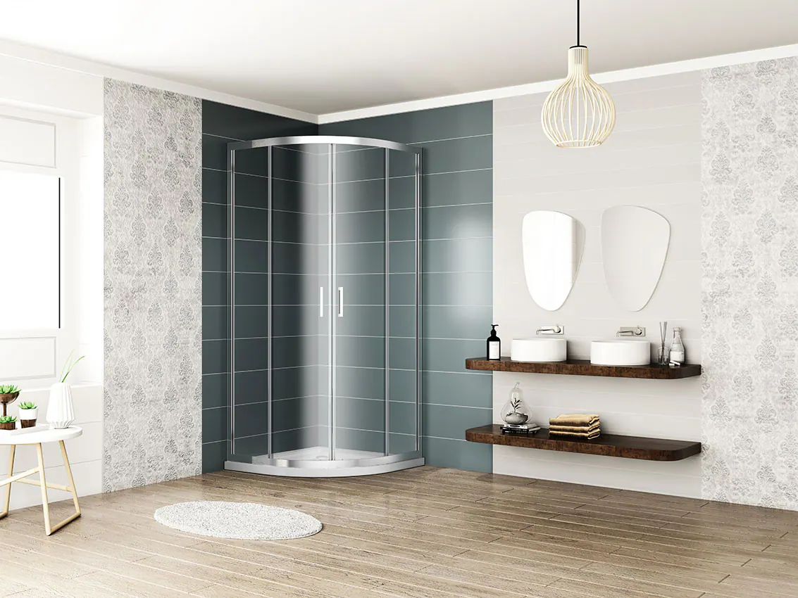 Shower cubicle, shower