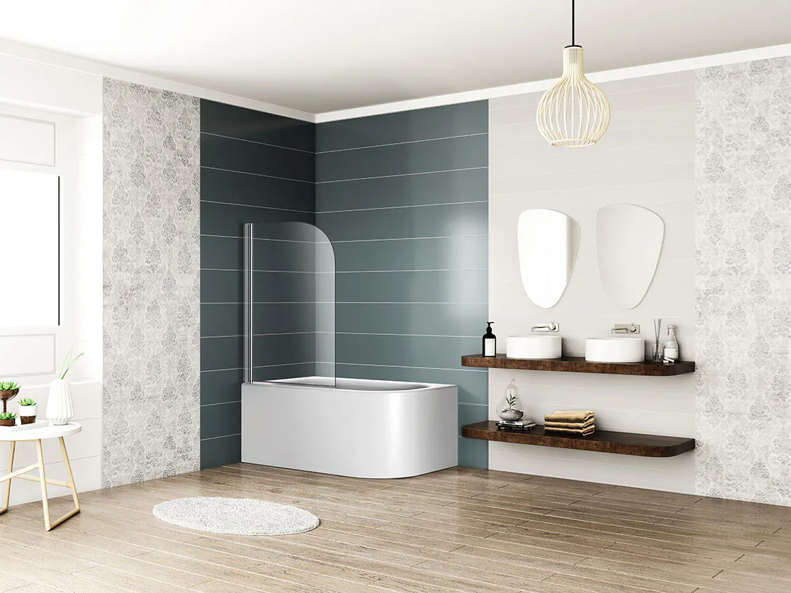 Shower screen, shower