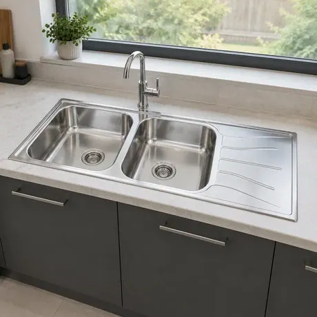 Stainless steel kitchen sink, kitchen sink